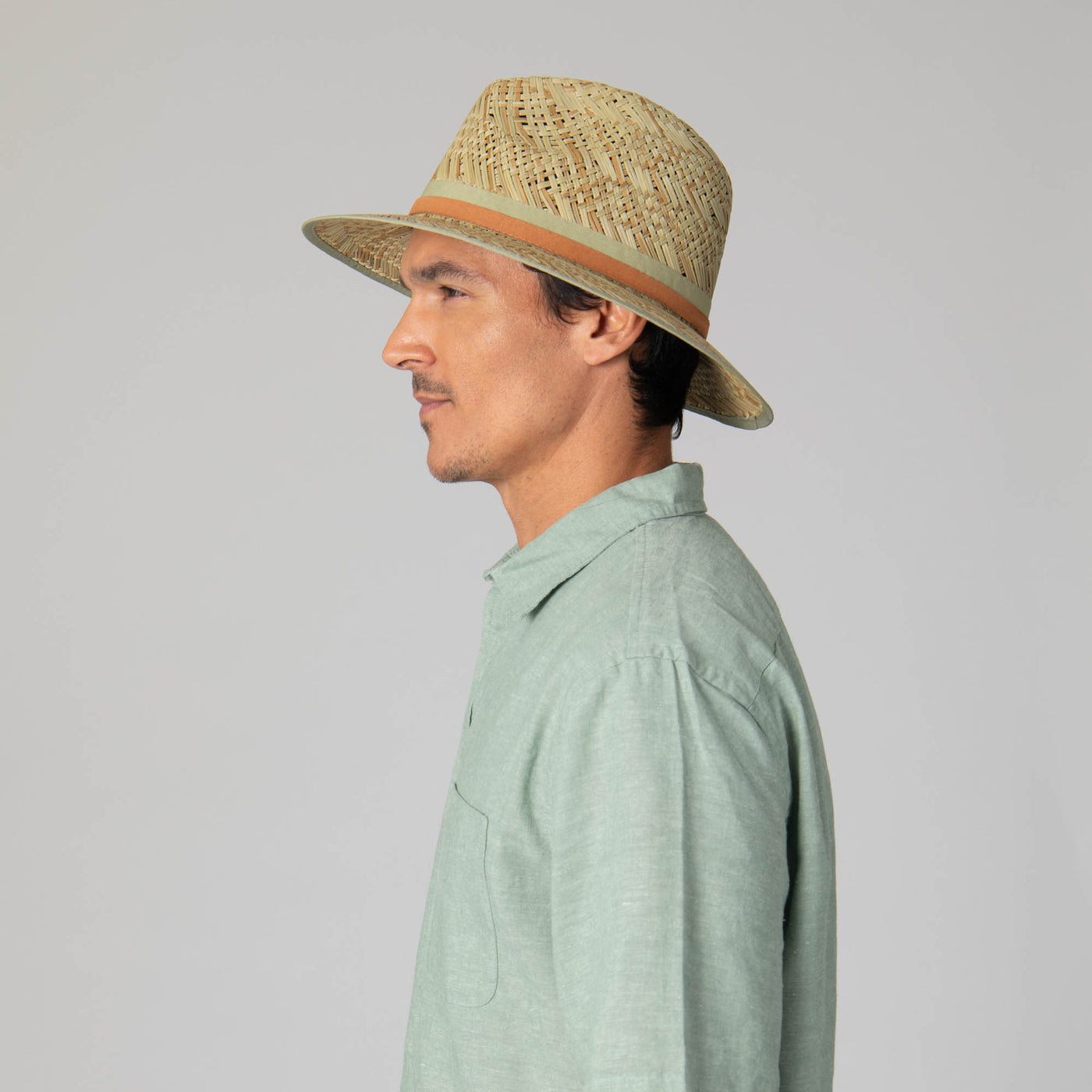 Mens Seagrass Stingy Brim Fedora-FEDORA-San Diego Hat Company