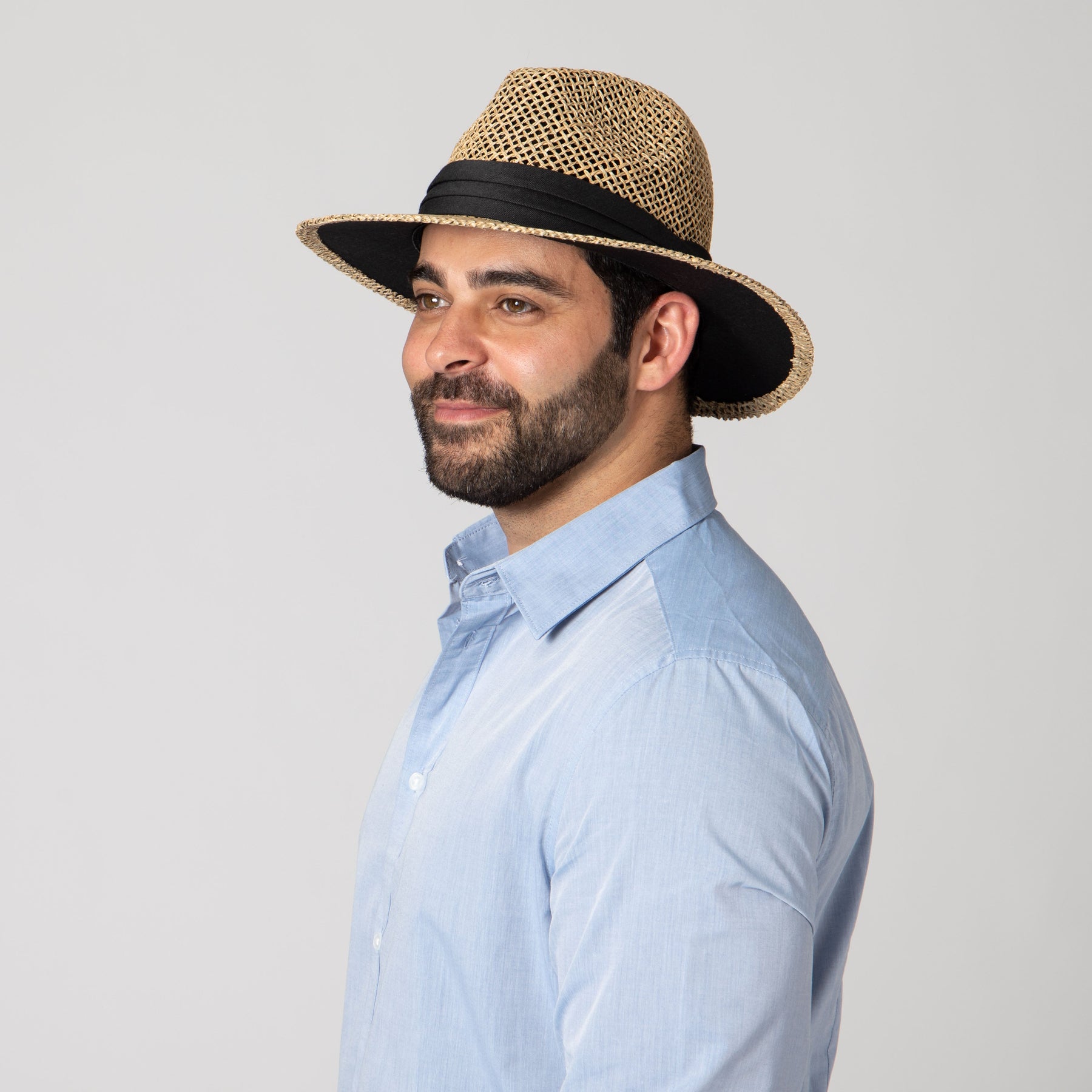 Mens Rush Straw Wide Brim Fedora – San Diego Hat Company