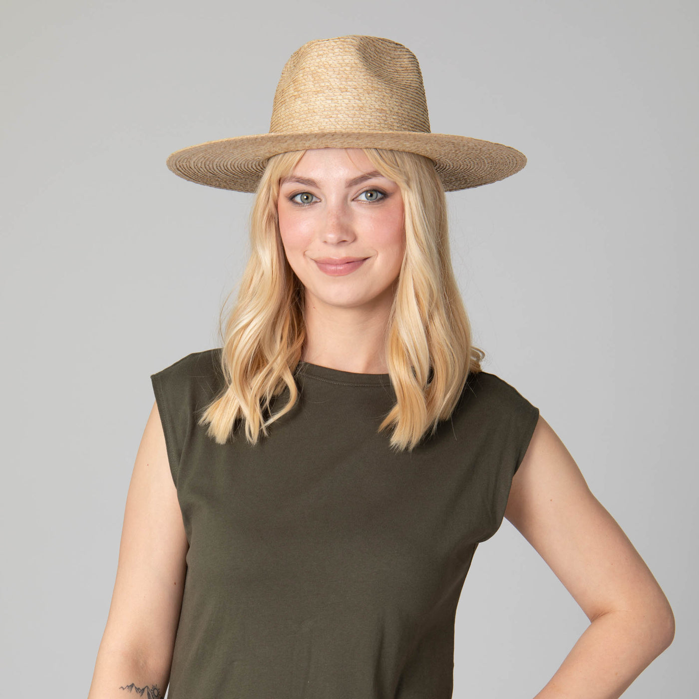 Seashore Women's Stiff Brim Fedora-FEDORA-San Diego Hat Company