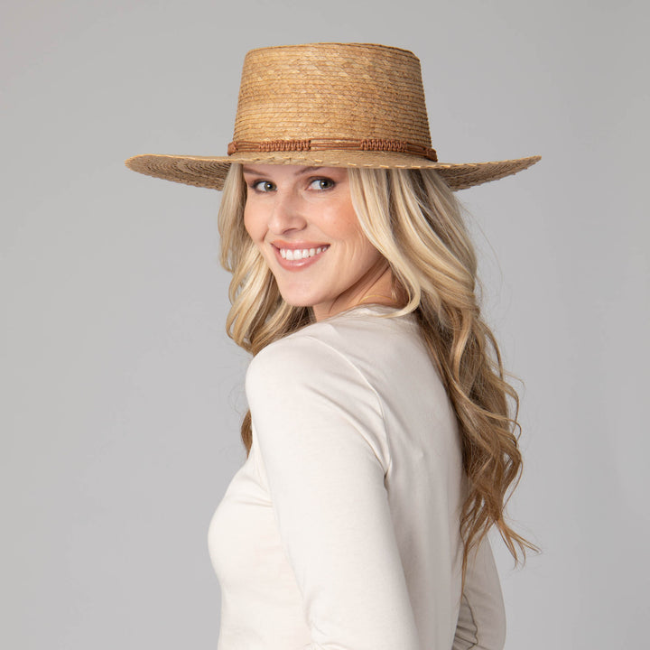Chapeau d' O Bao Canotier Wide | 57cm(57) BLACK (01