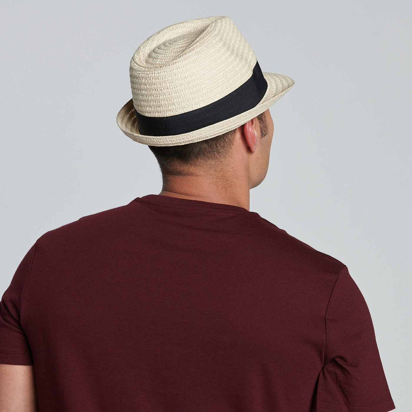 FEDORA - Mens Ultrabraided Fedora With A Grosgrain Band