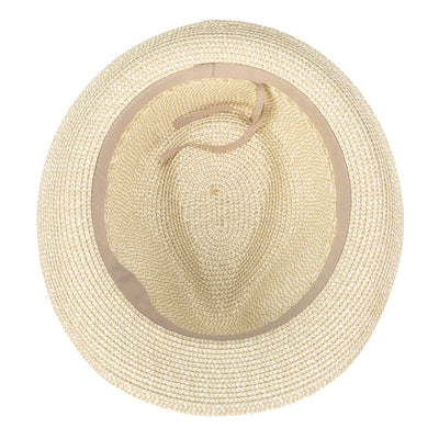 Everyday Fedora - Women's Fedora W/ Open Weave Inset