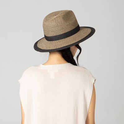 FEDORA - Women's Water Repellent Striped Fedora