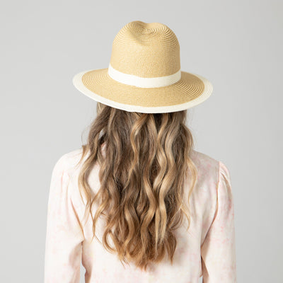 FEDORA - Women's Water Repellent Striped Fedora