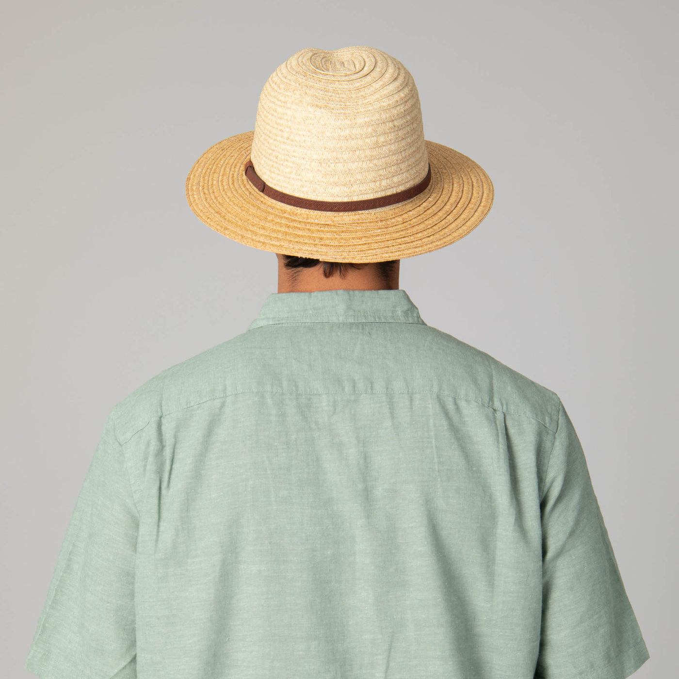 Mens Two Tone Ultrabraid Fedora-FEDORA-San Diego Hat Company