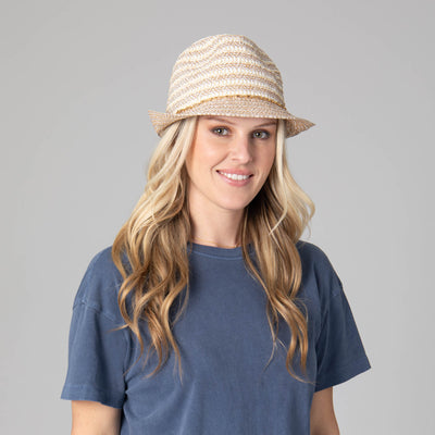 Cordelia Women's Stingy Brim Fedora-FEDORA-San Diego Hat Company