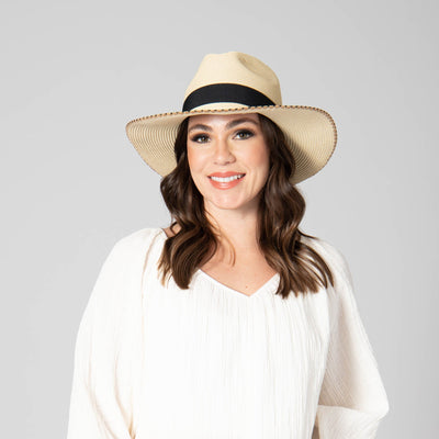 FEDORA - Desert Oasis - Ultrabraid Fedora With Embroidered Edge