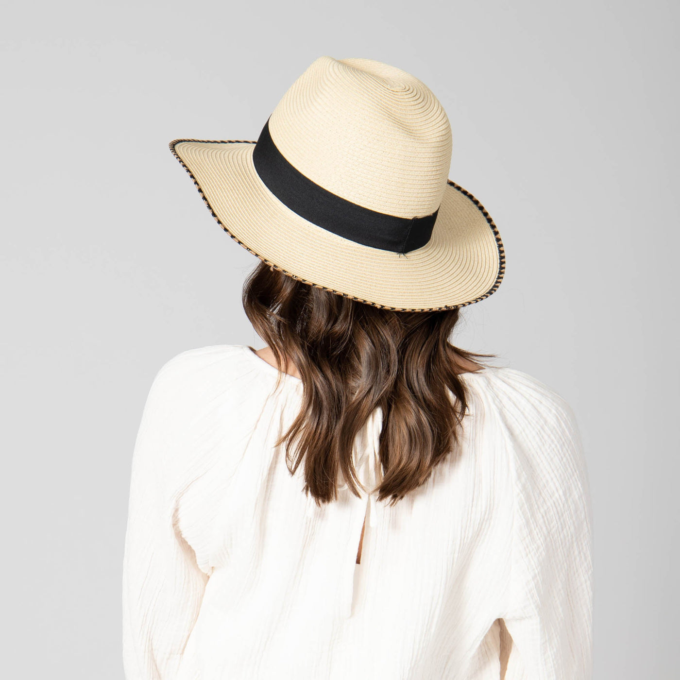 FEDORA - Desert Oasis - Ultrabraid Fedora With Embroidered Edge