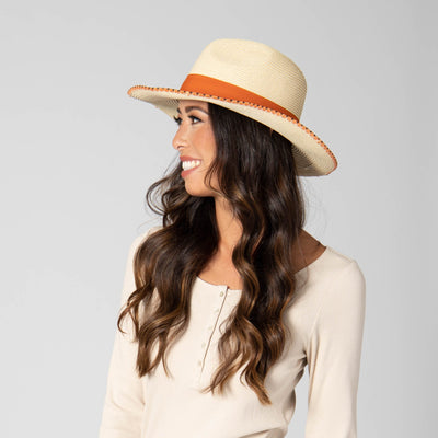 FEDORA - Desert Oasis - Ultrabraid Fedora With Embroidered Edge