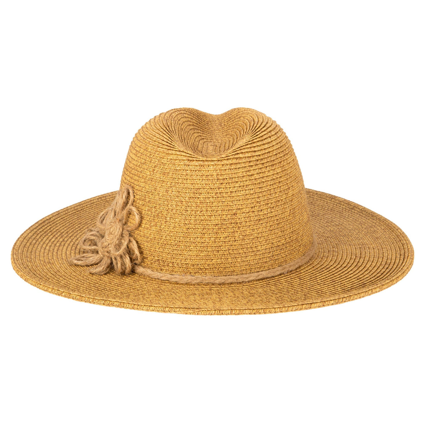 FEDORA - Naturally Sweet - Womens Ultrabraid Fedora With Floral Details