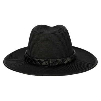 Looker Fedora - Ultrabraided Fedora With Braided Faux Band