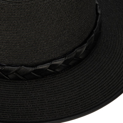 Looker Fedora - Ultrabraided Fedora With Braided Faux Band