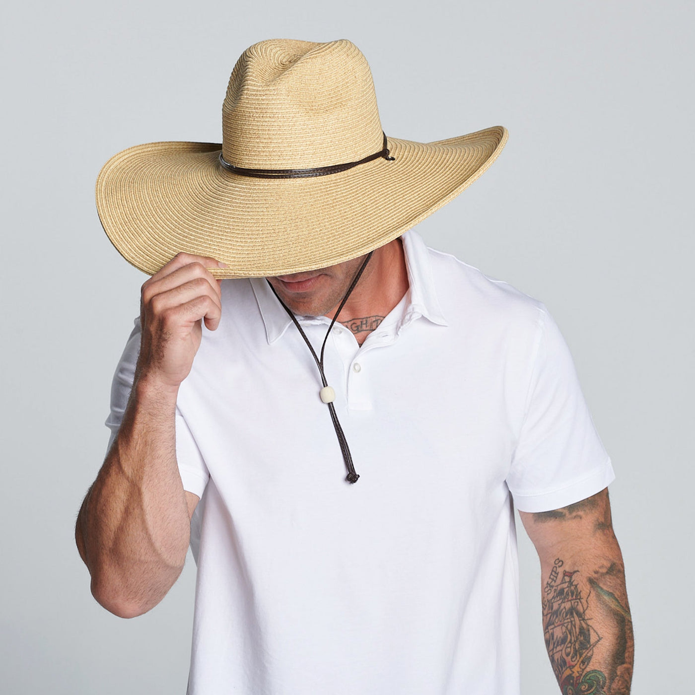 FLOPPY - El Campo 5" Brim Sun Hat - UPF50 Sun Protection With Chin Cord By San Diego Hat Co.