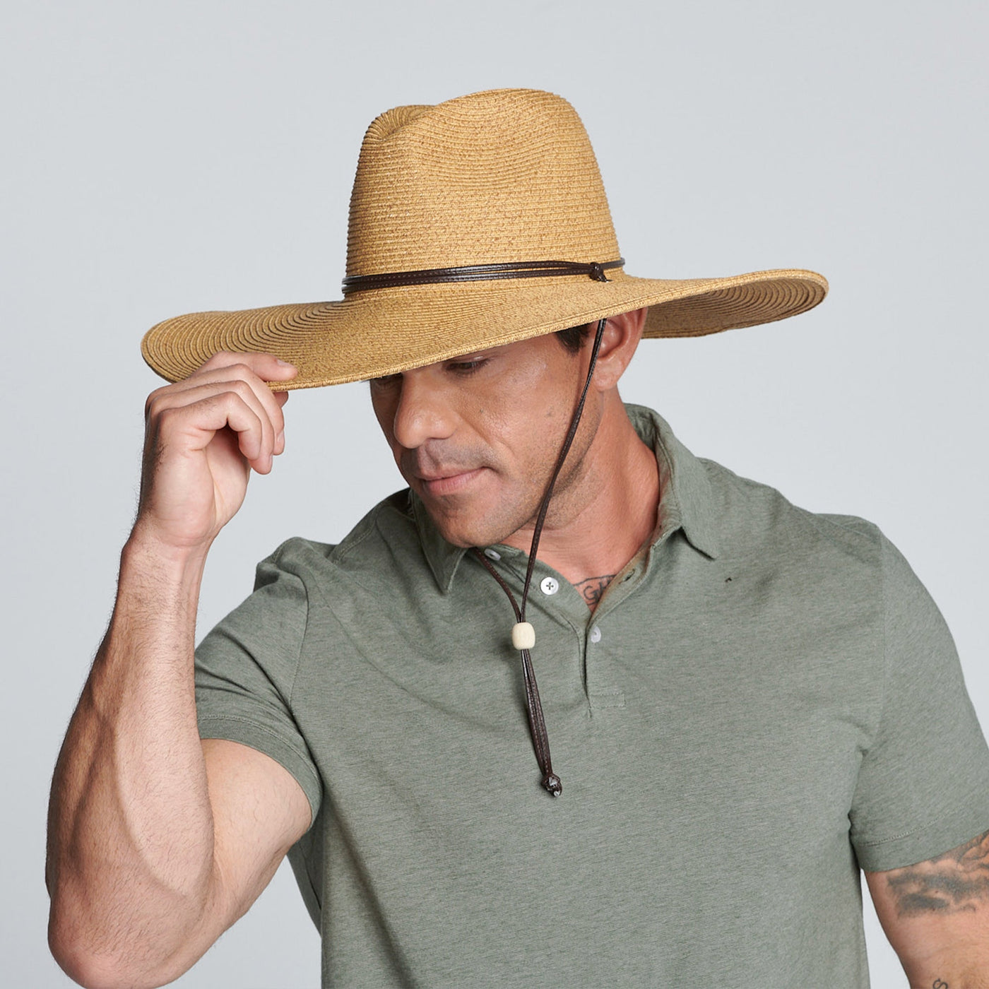 FLOPPY - El Campo 5" Brim Sun Hat - UPF50 Sun Protection With Chin Cord By San Diego Hat Co.