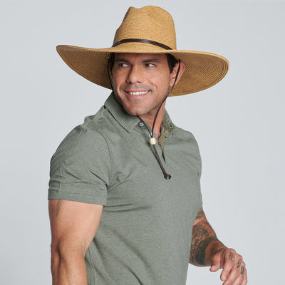 FLOPPY - El Campo 5" Brim Sun Hat - UPF50 Sun Protection With Chin Cord By San Diego Hat Co.