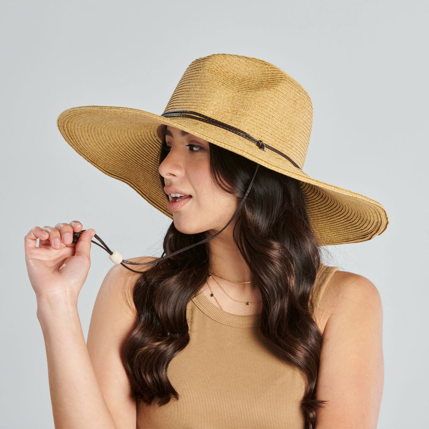 FLOPPY - El Campo 5" Brim Sun Hat - UPF50 Sun Protection With Chin Cord By San Diego Hat Co.