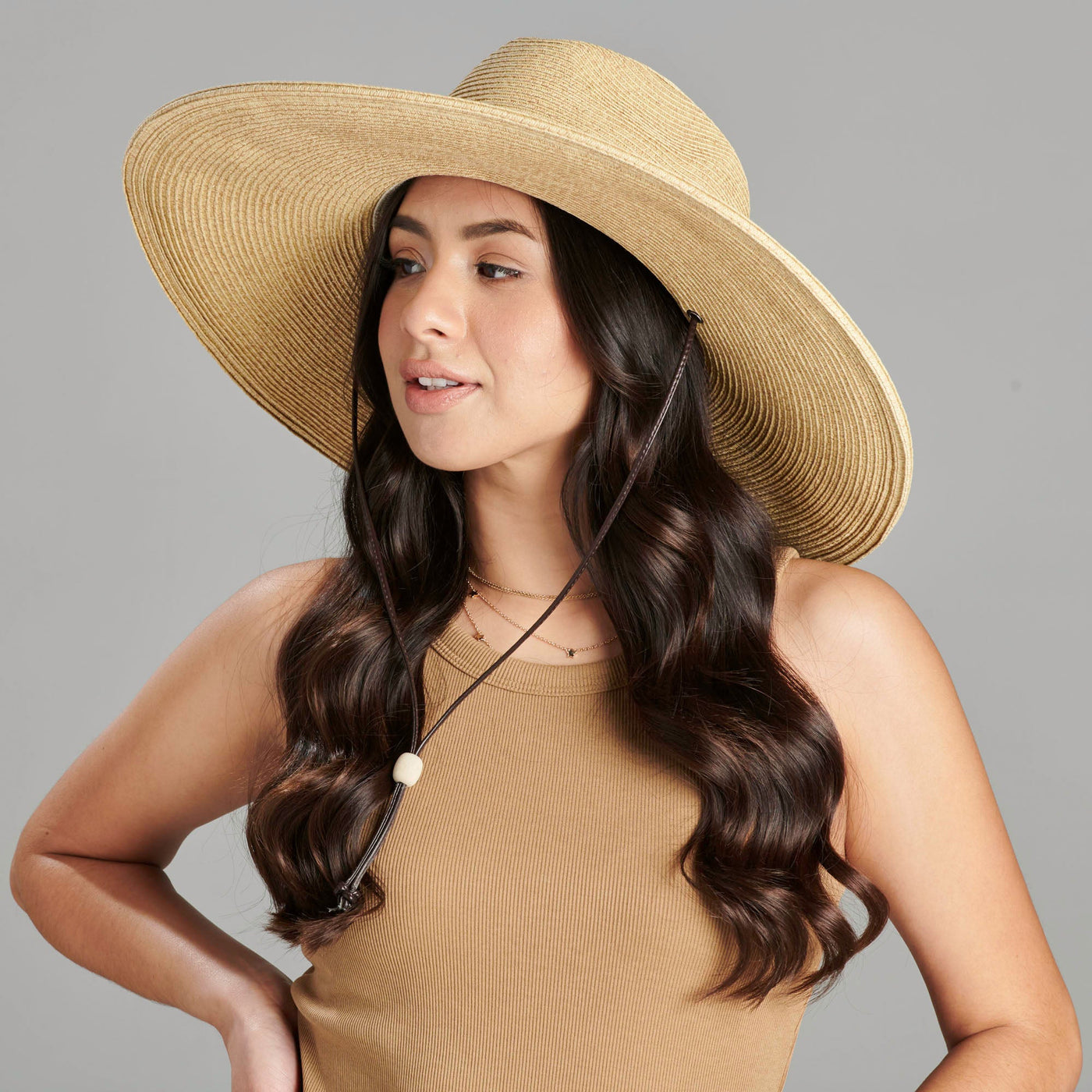 FLOPPY - El Campo 5" Brim Sun Hat - UPF50 Sun Protection With Chin Cord By San Diego Hat Co.