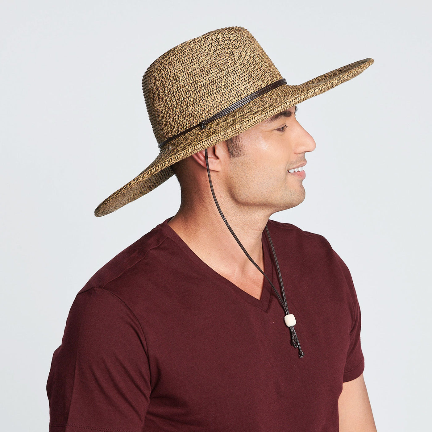 FLOPPY - El Campo 5" Brim Sun Hat - UPF50 Sun Protection With Chin Cord By San Diego Hat Co.