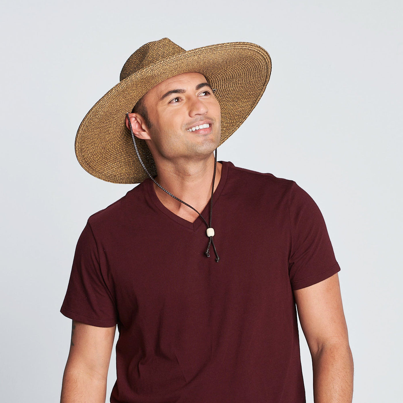 FLOPPY - El Campo 5" Brim Sun Hat - UPF50 Sun Protection With Chin Cord By San Diego Hat Co.