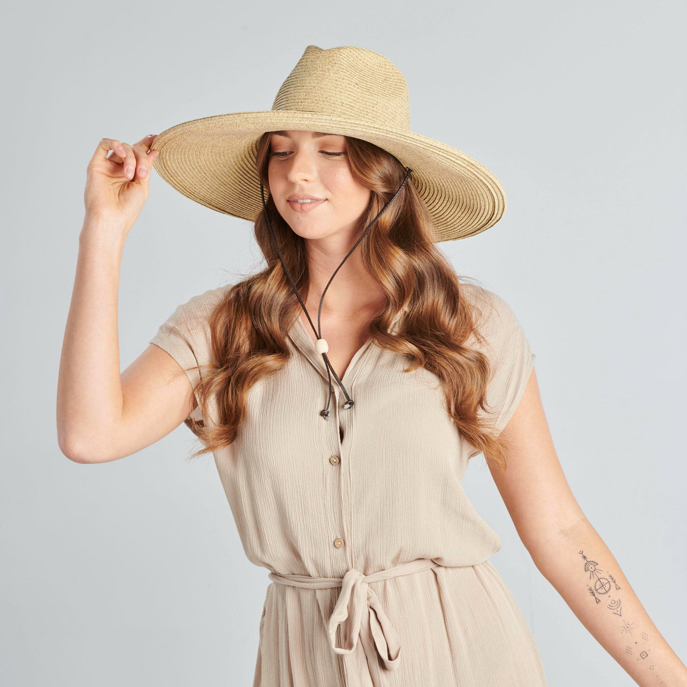 FLOPPY - El Campo 5" Brim Sun Hat - UPF50 Sun Protection With Chin Cord By San Diego Hat Co.