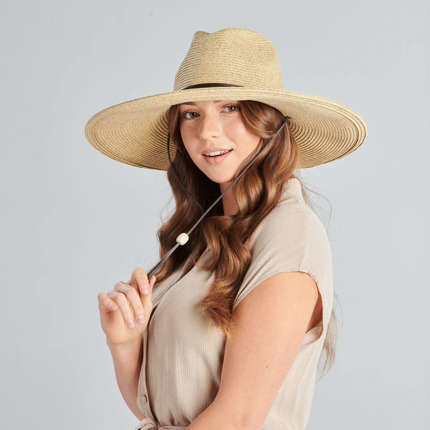 FLOPPY - El Campo 5" Brim Sun Hat - UPF50 Sun Protection With Chin Cord By San Diego Hat Co.