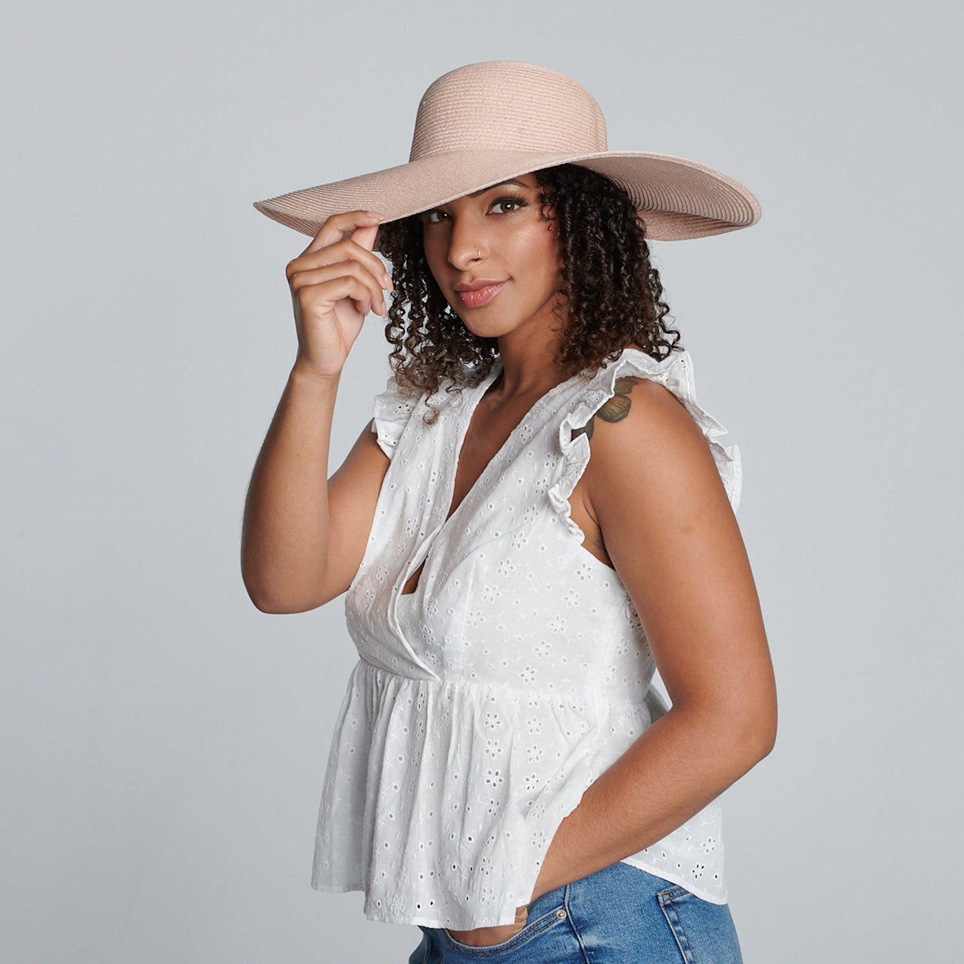 SUN BRIM - Women's Ultrabraid Back Knot Floppy