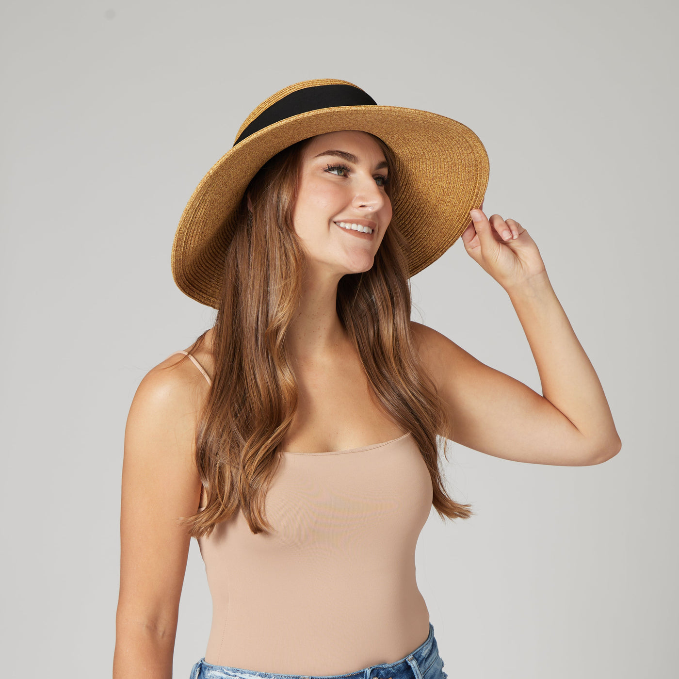 SUN BRIM - Women's Collapsible Crown Sun Hat