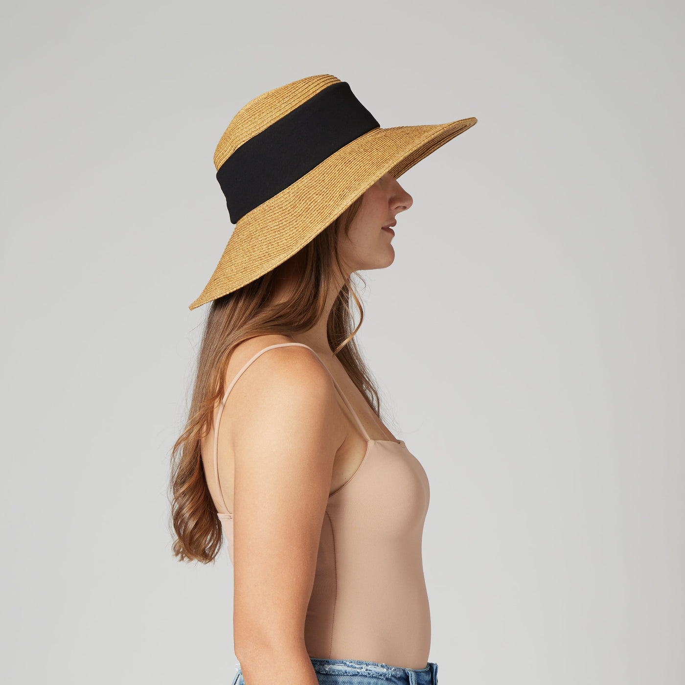 SUN BRIM - Women's Collapsible Crown Sun Hat