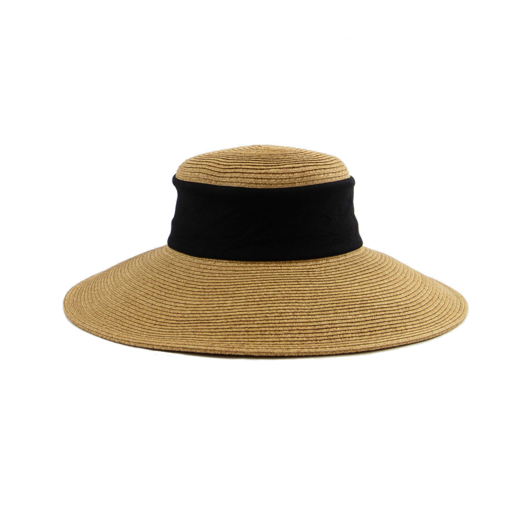 Women's San Diego Hat Collapsible Crown Sun Hat - Black