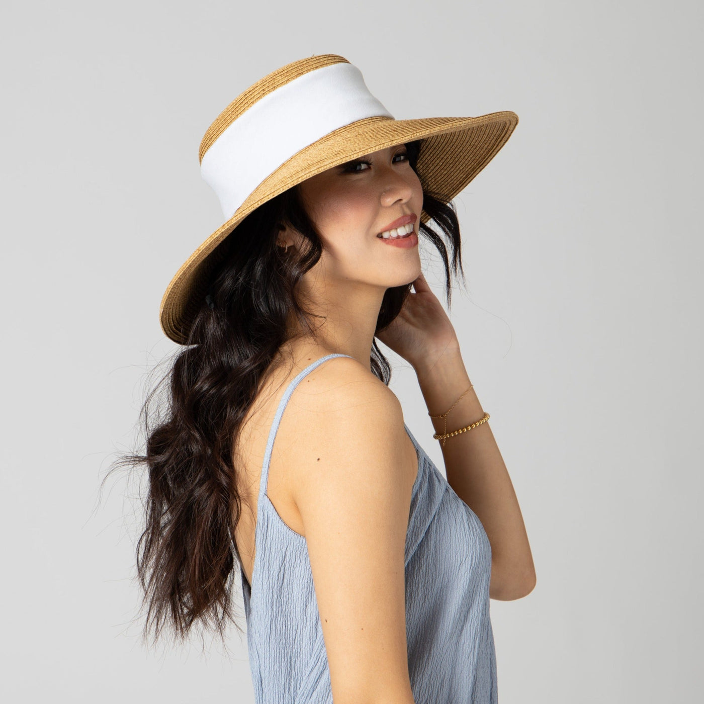 SUN BRIM - Women's Collapsible Crown Sun Hat