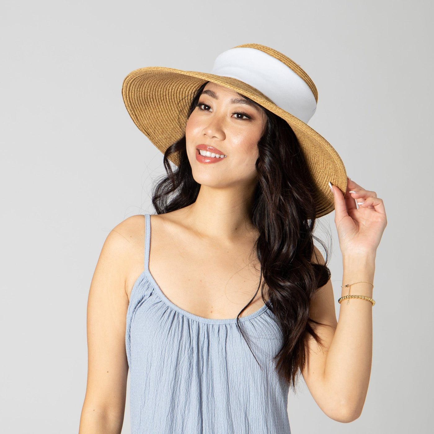 SUN BRIM - Women's Collapsible Crown Sun Hat