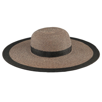 SUN BRIM - Women's Water Repellent Striped Floppy