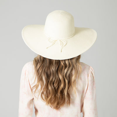 SUN BRIM - Women's Water Repellent Floppy Hat With Tie