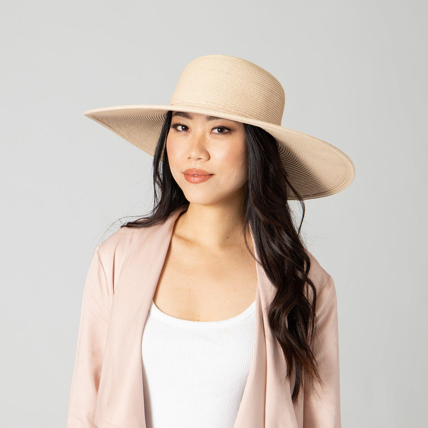 SUN BRIM - Women's Water Repellent Floppy Hat With Tie