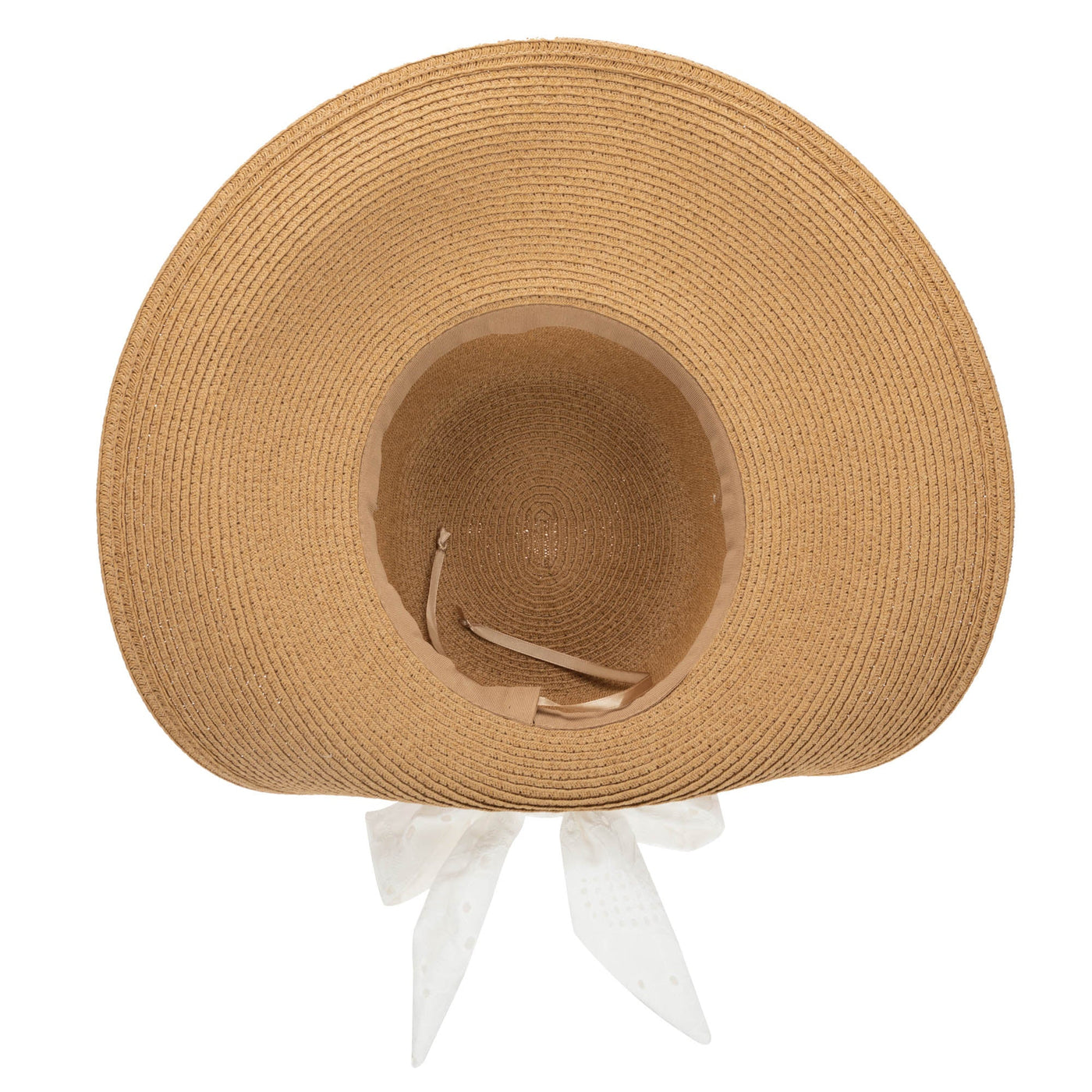 SUN BRIM - Women's Ultrabraid Fold Back Bow Sun Hat