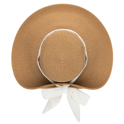 SUN BRIM - Women's Ultrabraid Fold Back Bow Sun Hat