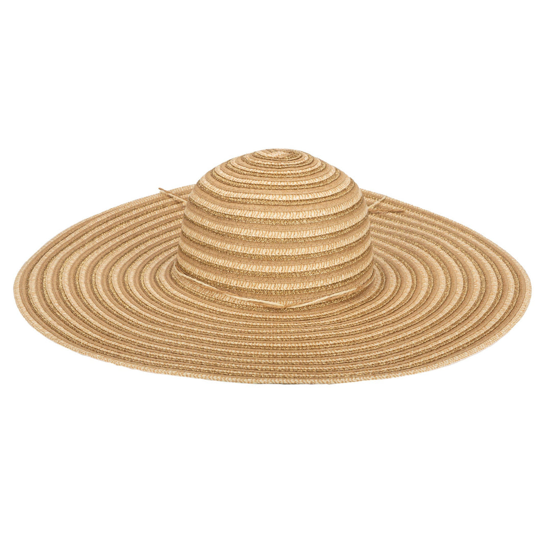 Wide Brim Floppy Sun Hat with Gold Lurex (UBL6836) – San Diego Hat