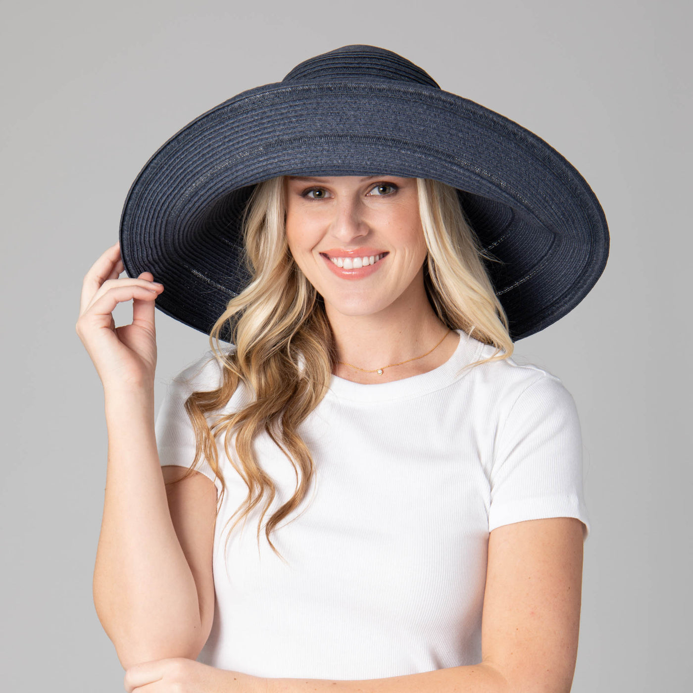 Newport - Women's 6-way Round Crown Sun Hat-SUN BRIM-San Diego Hat Company