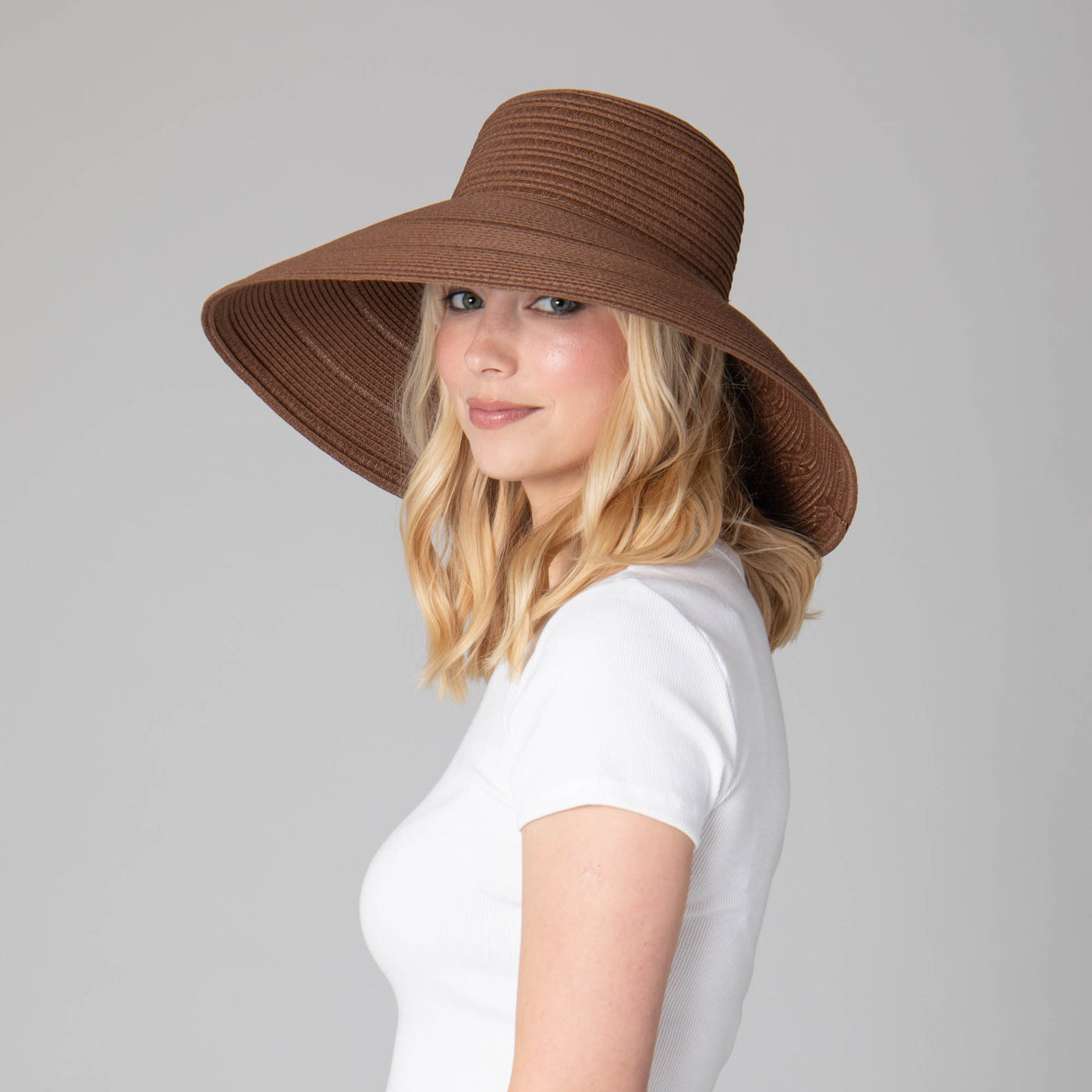 Newport - Women's 6-way Round Crown Sun Hat-SUN BRIM-San Diego Hat Company