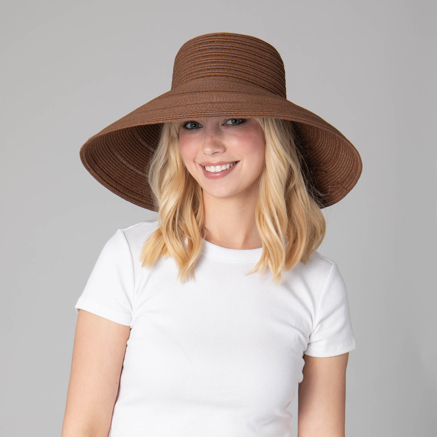 Newport - Women's 6-way Round Crown Sun Hat-SUN BRIM-San Diego Hat Company