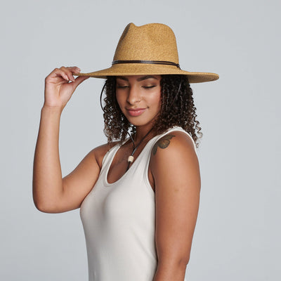 SUN BRIM - El Campo 4" Brim Sun Hat - UPF50 Sun Protection With Chin Cord - San Diego Hat Co.