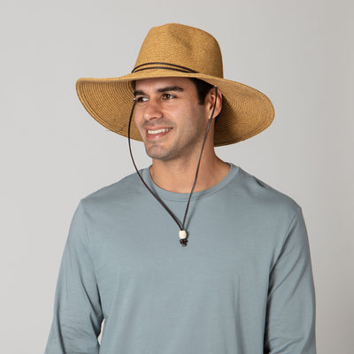 SUN BRIM - El Campo 4" Brim Sun Hat - UPF50 Sun Protection With Chin Cord - San Diego Hat Co.