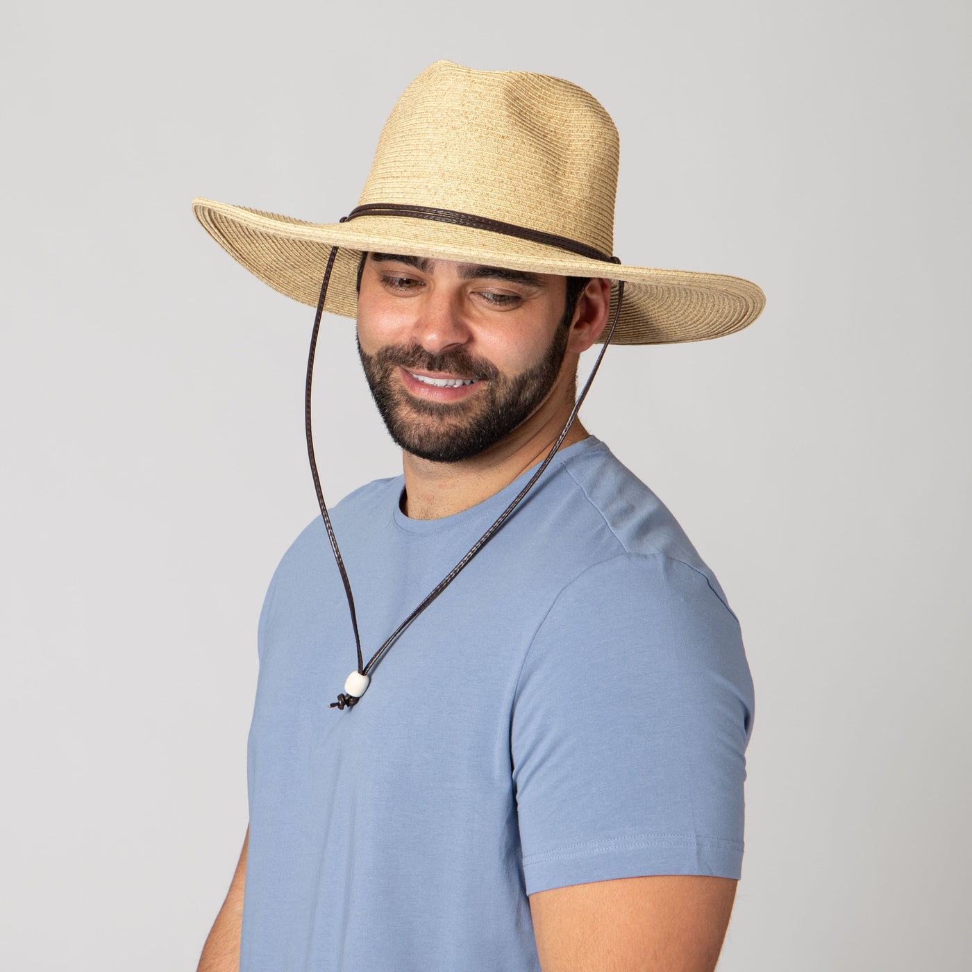 SUN BRIM - El Campo 4" Brim Sun Hat - UPF50 Sun Protection With Chin Cord - San Diego Hat Co.