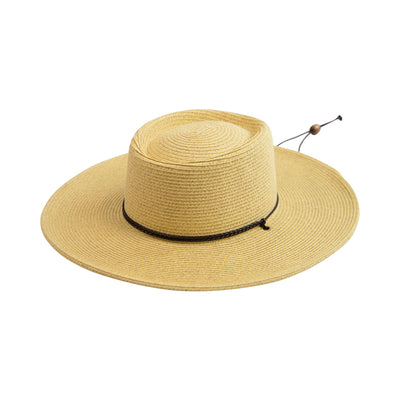 SUN BRIM - Womens Ultrabraid Sun Brim Hat With Chin Cord