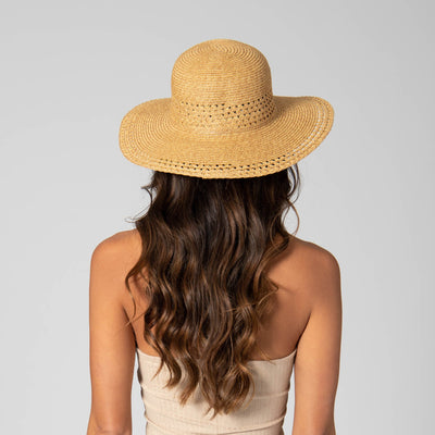 Everyday Sun Hat - Women's Sun Hat with Open Weave Stripes