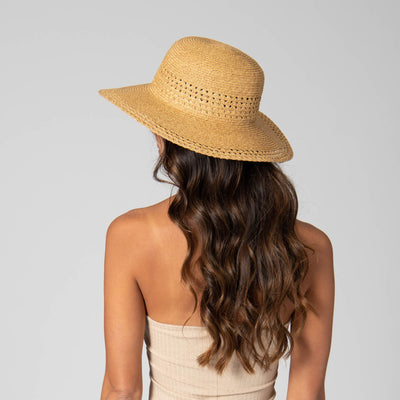 Everyday Sun Hat - Women's Sun Hat with Open Weave Stripes