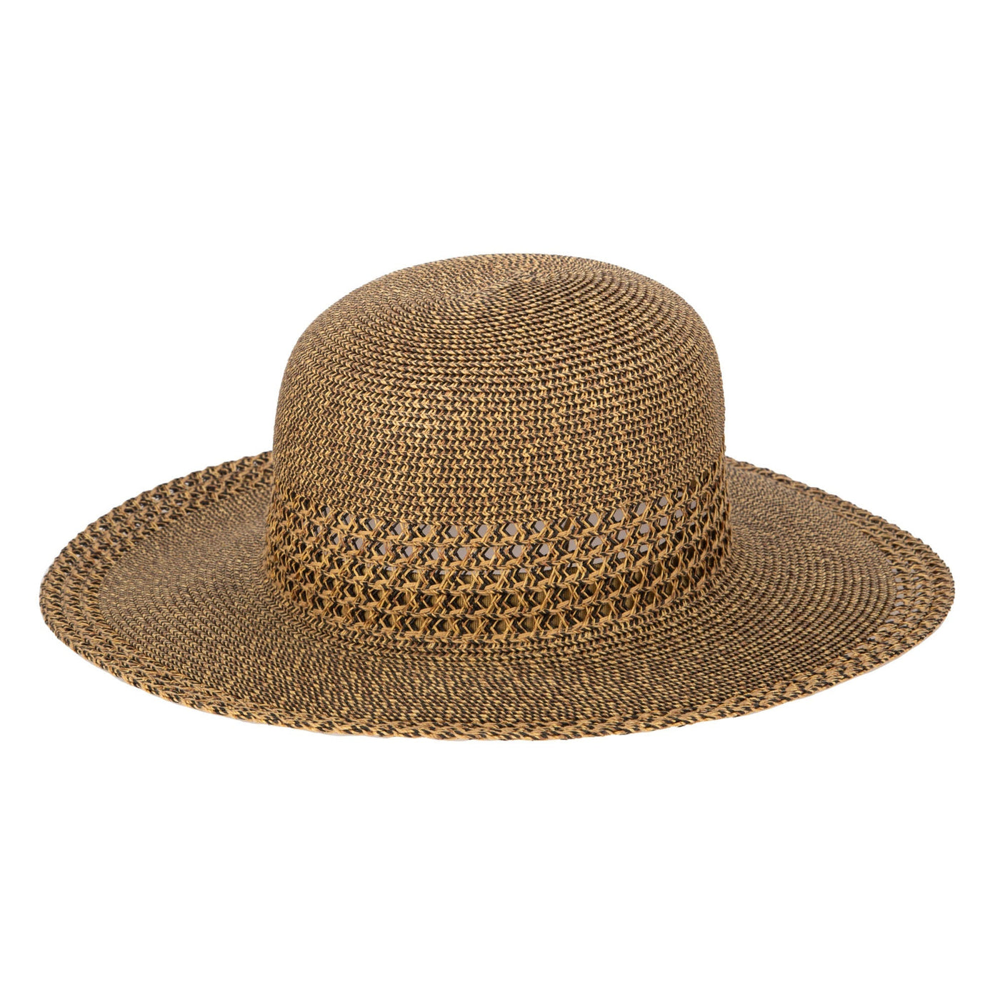 Everyday Sun Hat - Women's Sun Hat with Open Weave Stripes