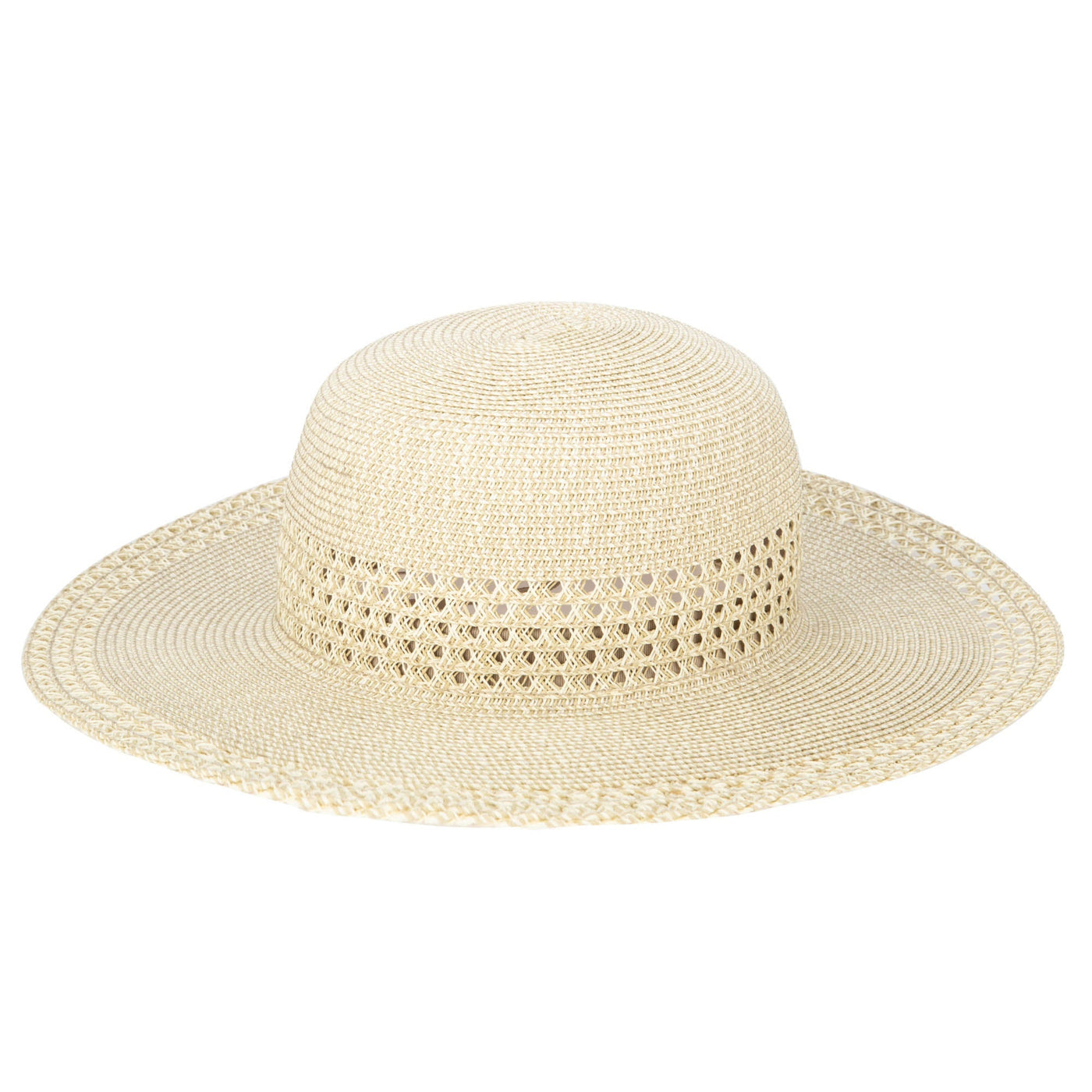 Everyday Sun Hat - Women's Sun Hat with Open Weave Stripes