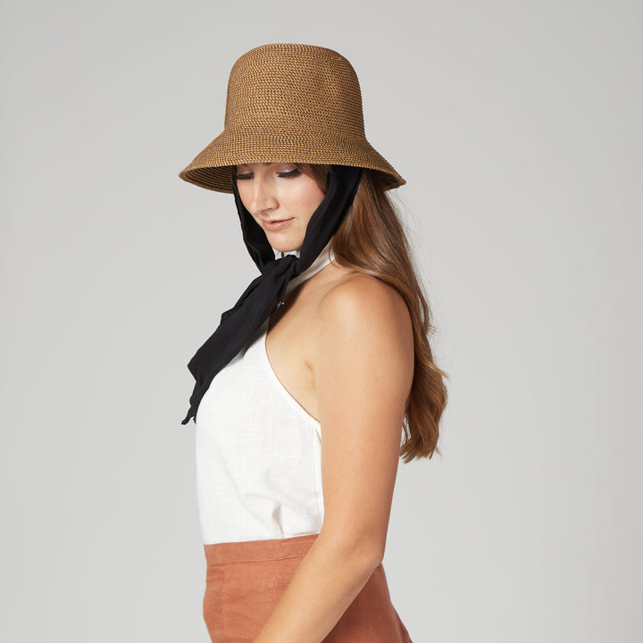 uhr Scarf Sun Hat ウーア スカーフ付 帽子 uhr Scarf Sun Hat ウーア スカーフ付 帽子 Scarf Sun Hat – Uhr