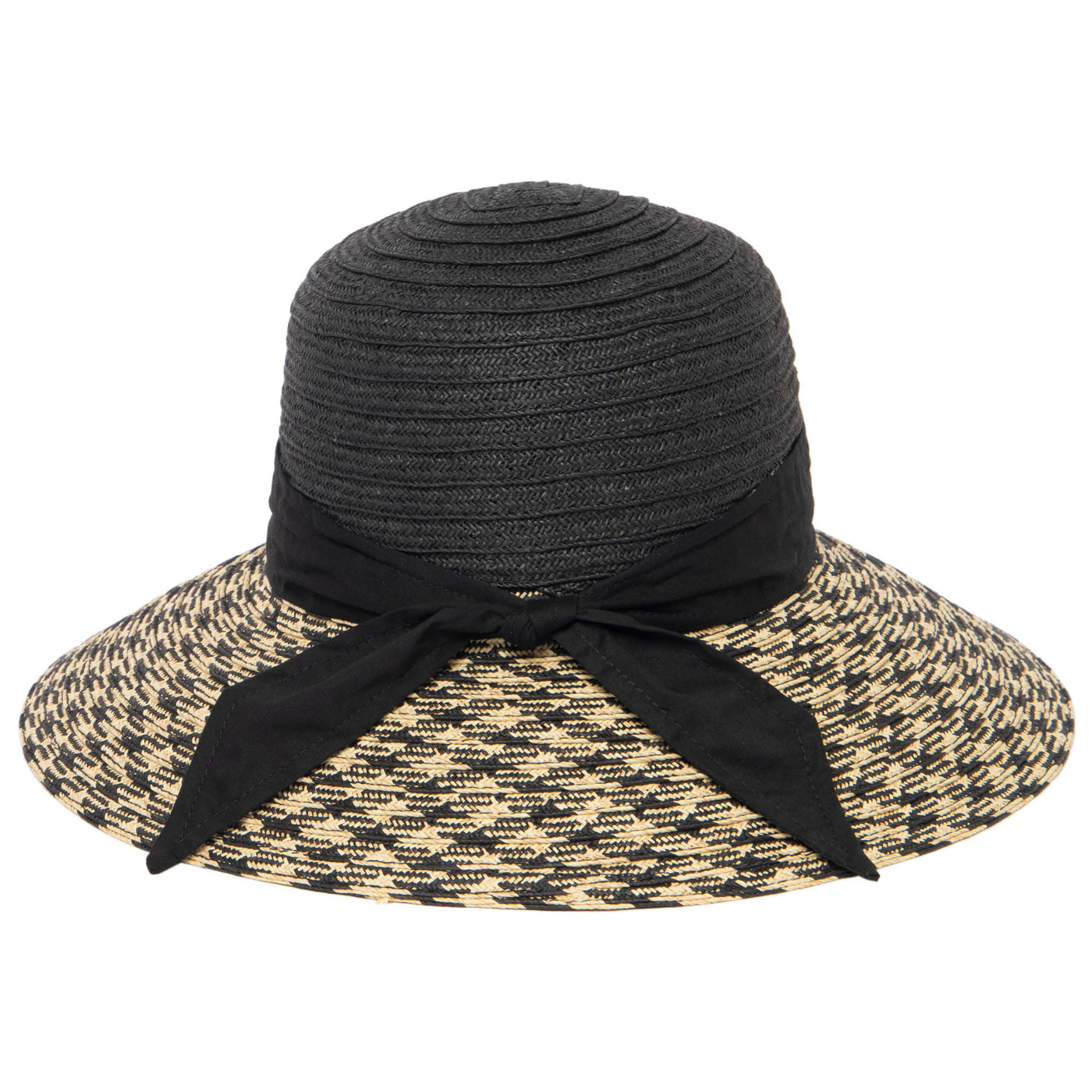 Women's Contrast Round Crown Sun Hat-SUN BRIM-San Diego Hat Company